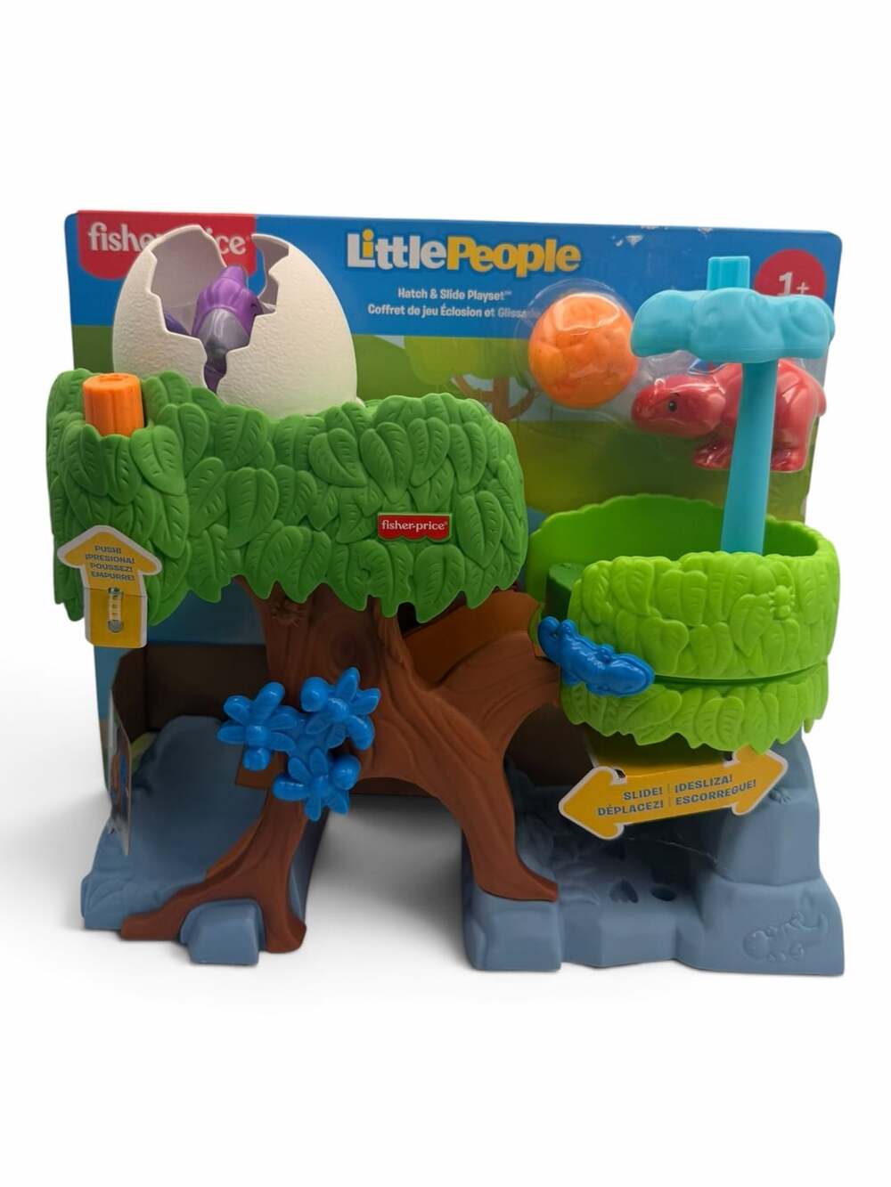Fisher-Price Little People Dinosaur Hatch & Slide Playset